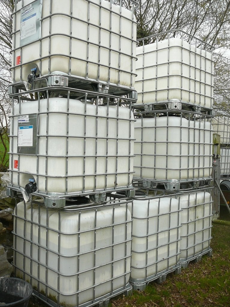 IBC  als nieuw  ook met kunstof pallet, 150 liter of meer, Ophalen, Zo goed als nieuw, Kunststof