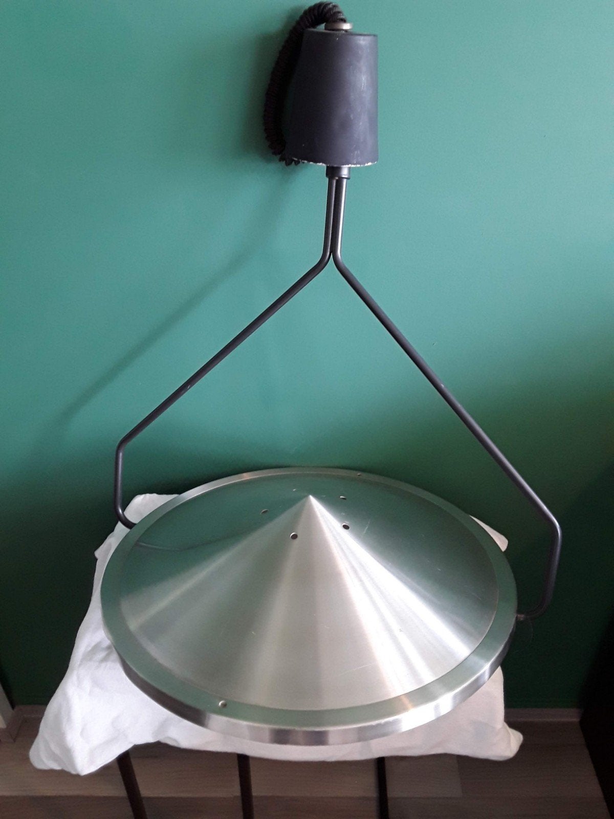 RAAK Design hanglamp van met trekpendel  type kompas, Ophalen, Gebruikt, Metaal, Design, Vintage