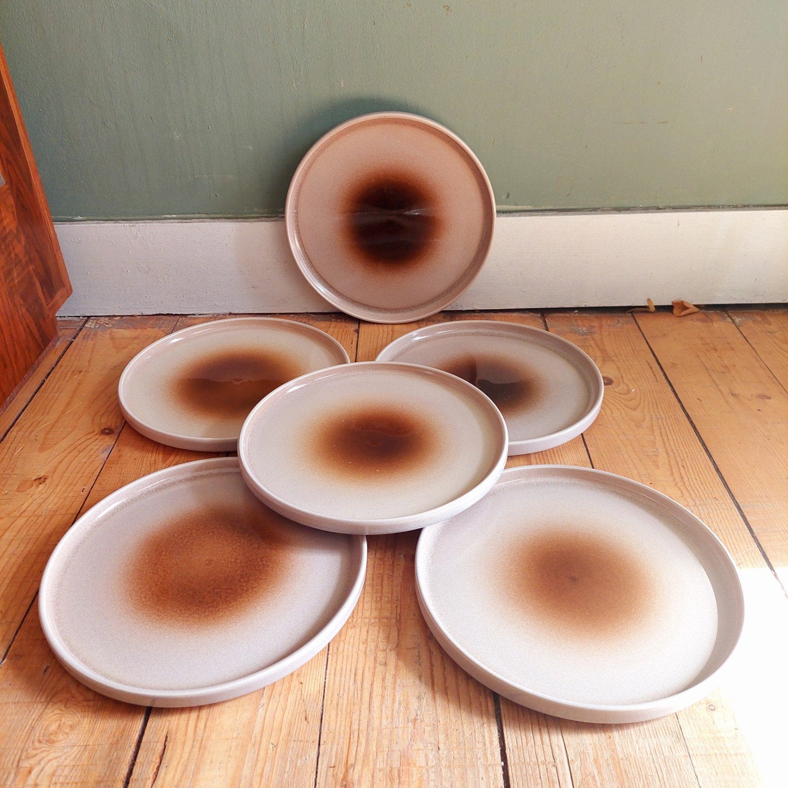 Lucky Vintage set van 6 Niderviller Périgueux diner borden, ., Keramiek, Ophalen of Verzenden, Zo goed als nieuw