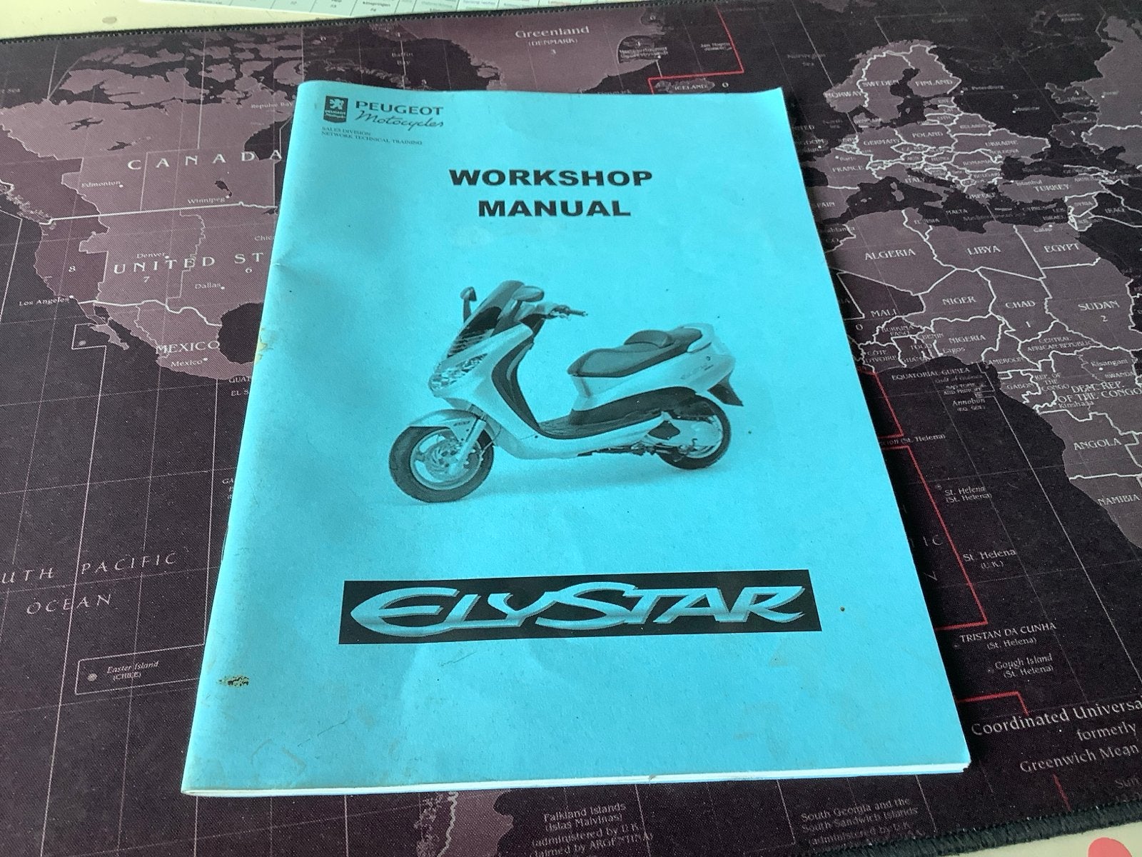 Peugeot Elystar Workshop Manual - Werkplaatshandboek., Verzenden