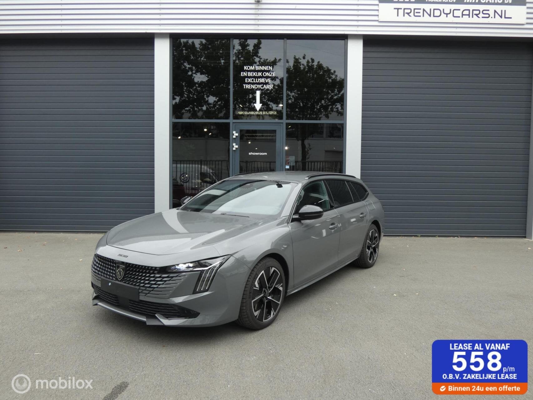Peugeot 508 SW 1.6 HYbrid 180 e-EAT8 Allure Avantage, Auto's, Verwarmde buitenspiegels, Gebruikt, Zwart, 4 cilinders