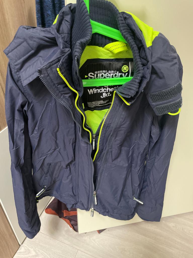 Superdry windjack maat S, Ophalen of Verzenden, Nieuw, Maat 36 (S), Blauw