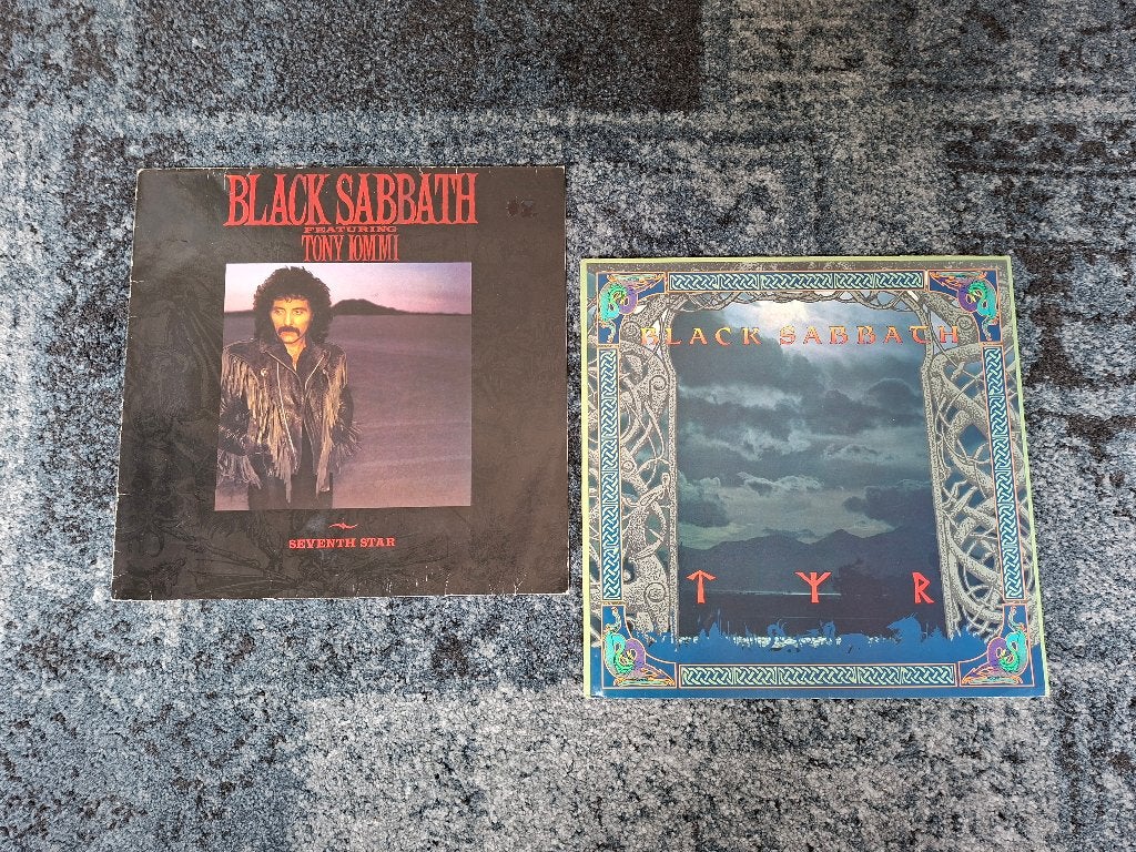 Black Sabbath - Seventh Star LP (feat. Tony Iommi), LP, Gebruikt, Ophalen of Verzenden, Beschermende buitenhoes