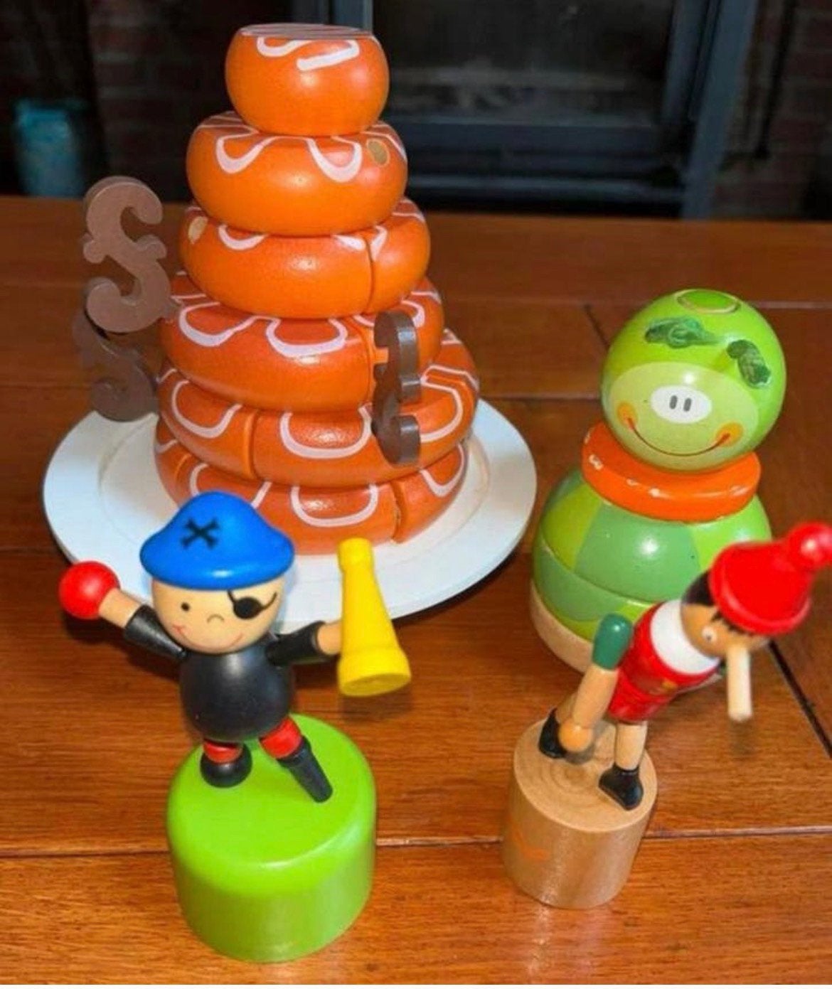 Houten speelgoed hout baby speelgoed, Ophalen of Verzenden, Zo goed als nieuw, Overige typen