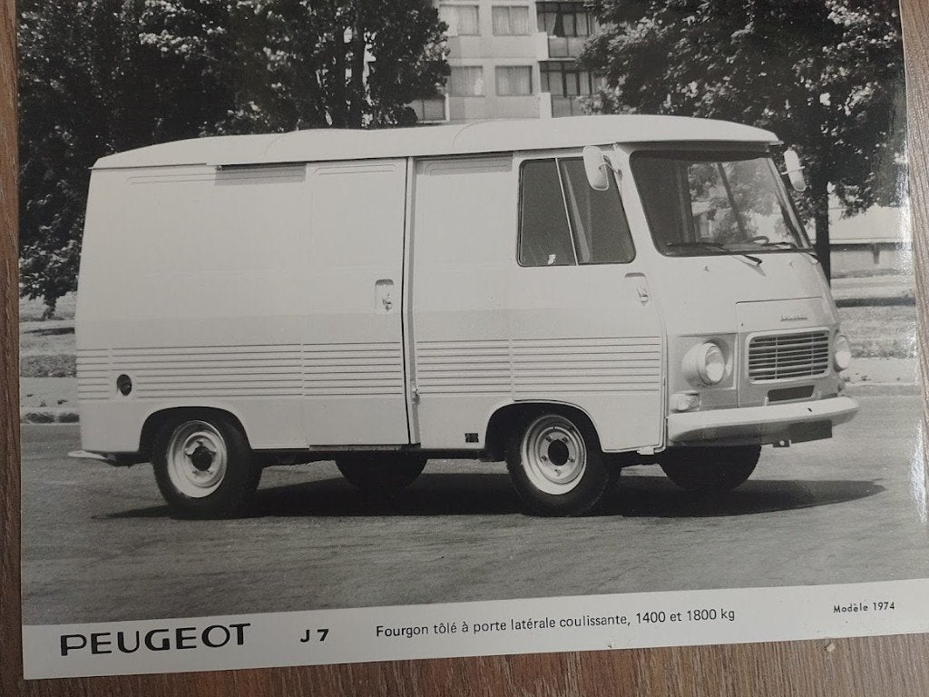 Peugeot J 7 persfoto 1973, Ophalen of Verzenden, Nieuw, Peugeot