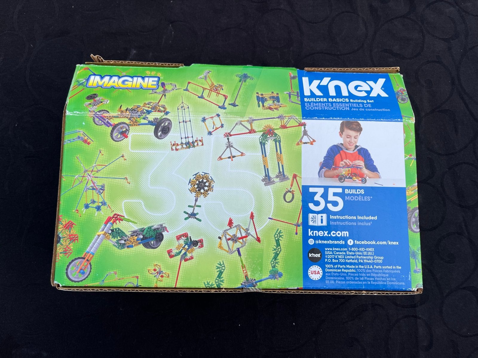 K'nex Builder Basics Bouwset - 35 modellen, 446 onderdelen, Ophalen of Verzenden, Zo goed als nieuw, K'nex