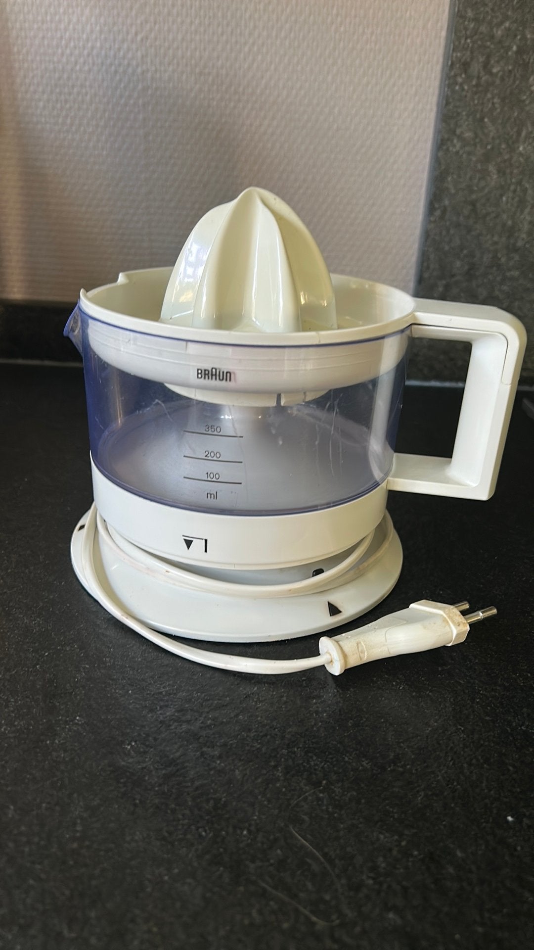 Braun citruspers sapcentrifuge, Ophalen, Zo goed als nieuw, Citruspers