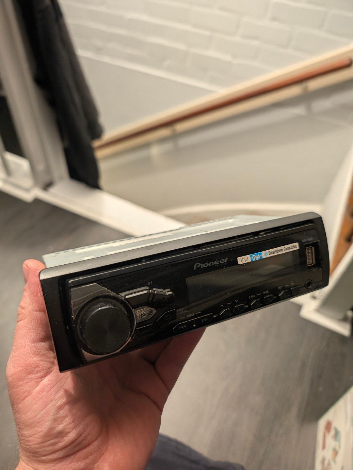Pioneer Autoradio met USB en Smartphone Compatibiliteit, Auto diversen, Ophalen, Gebruikt