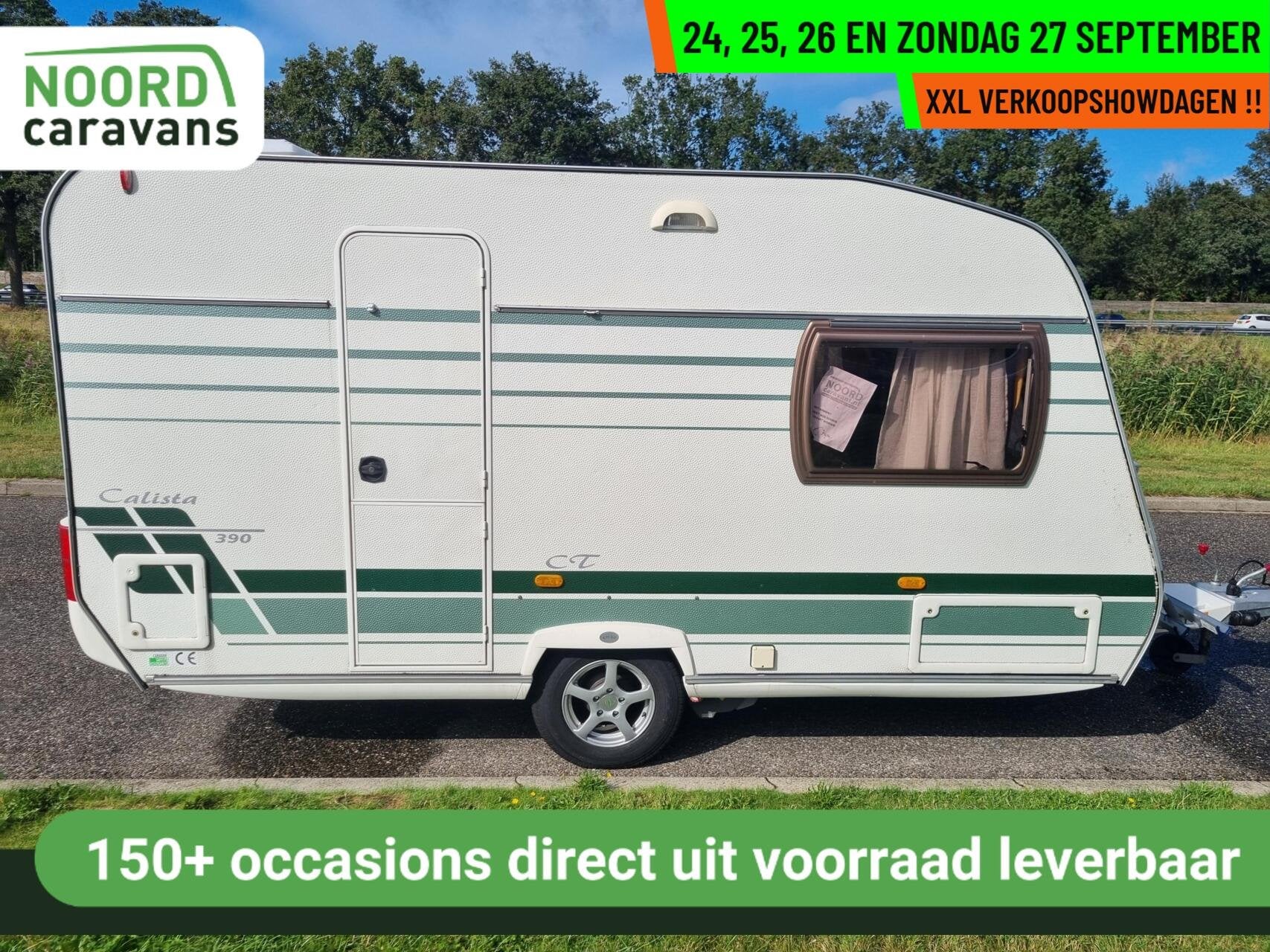 Chateau calista-XXL VERKOOPSHOW 24,25,26 & 27 SEPT.10-17 UUR, Caravans en Kamperen, Chateau, Rondzit, Tot en met 2, Bedrijf