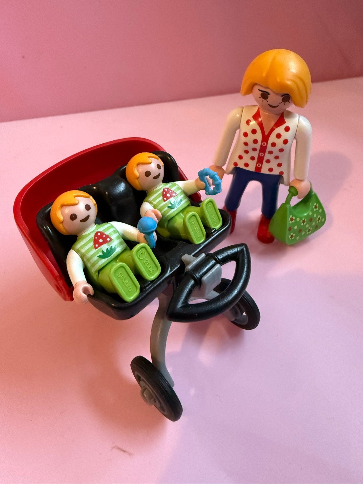 Playmobil City Life 5573 – Moeder met tweelingbuggy, Ophalen, Zo goed als nieuw, Jongen of Meisje