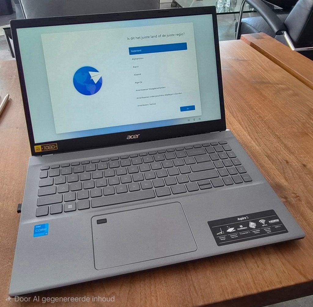 Acer Aspire laptop., Computers en Software, Ophalen of Verzenden, Zo goed als nieuw, Acer