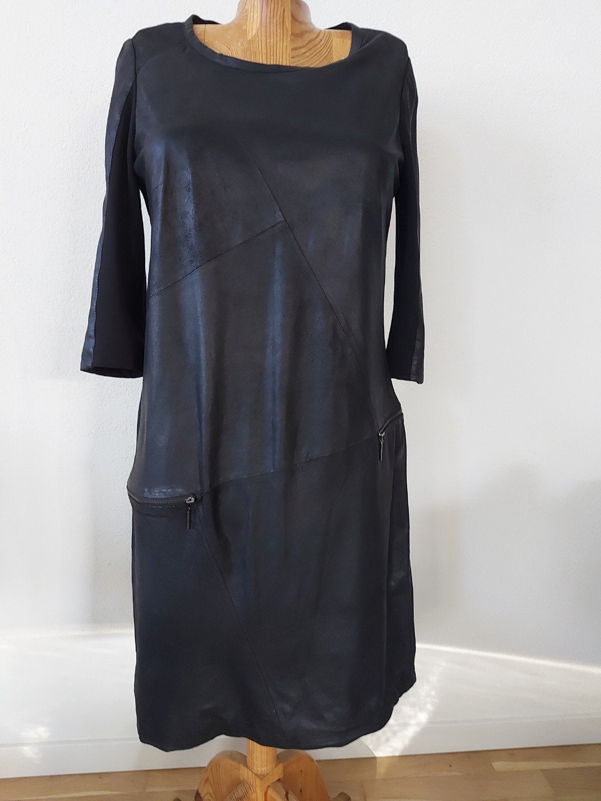 arma collection leren jurkje, Maat 38/40 (M), Verzenden, Zwart, Arma collection