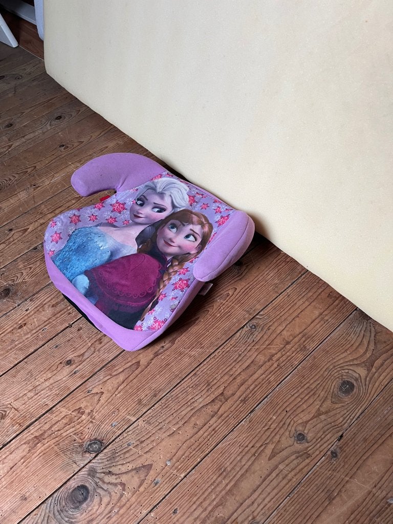 Autostoel zitverhoger thema Disney Frozen, Ophalen of Verzenden, 15 t/m 36 kg, Overige merken, Autogordel