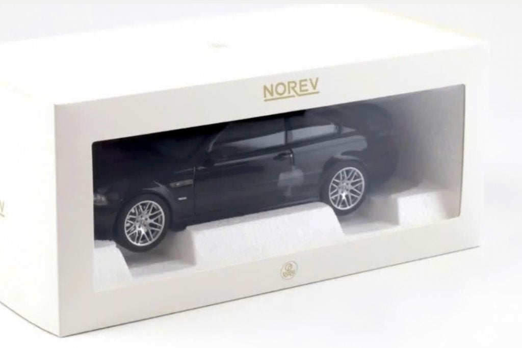 BMW M3 CSL 2003 Saphire Zwart schaal 1/18 NOREV Ref. 183017, Hobby en Vrije tijd, Verzenden, Nieuw, Auto, Norev