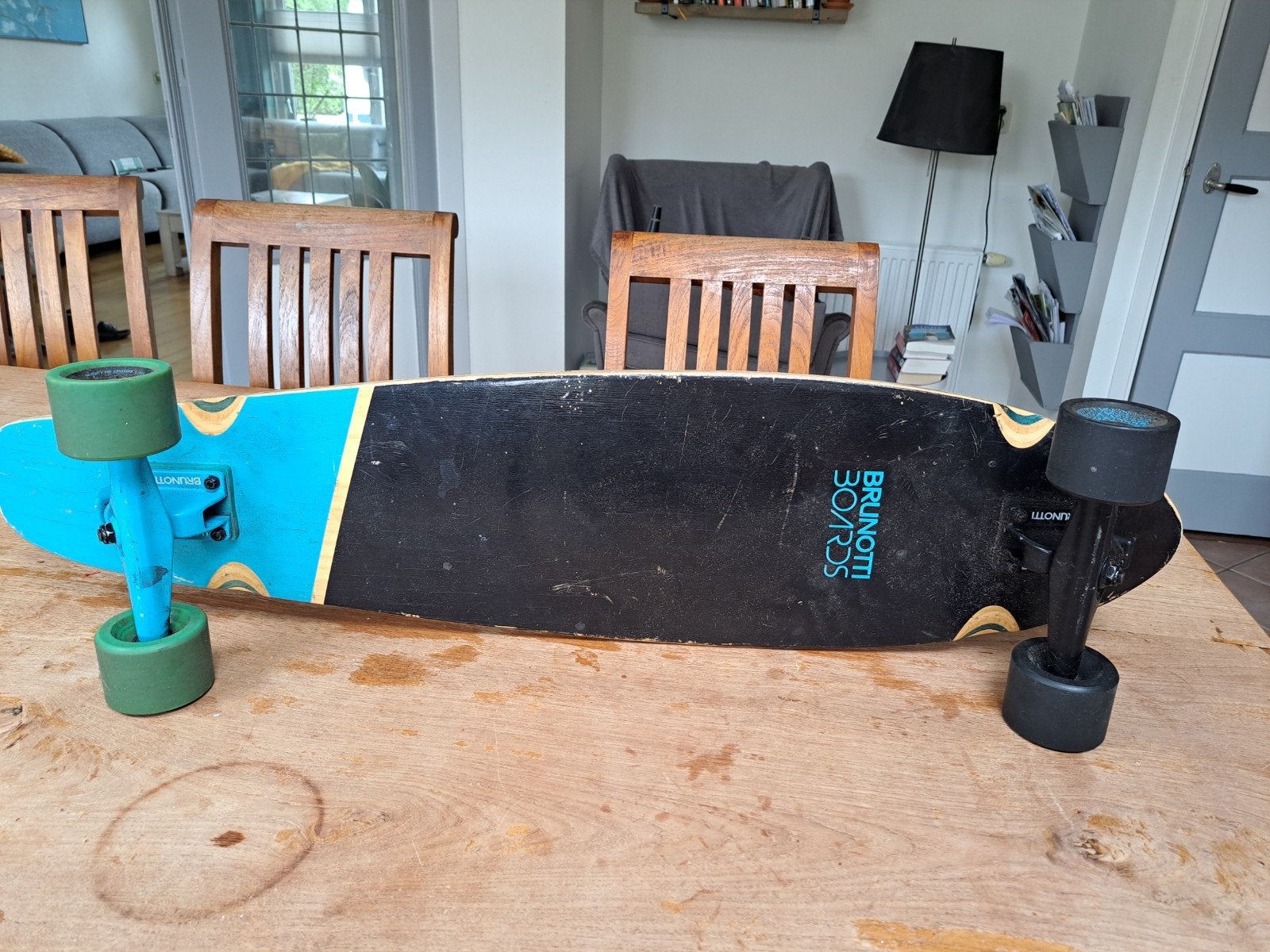 Brunotti Boards Longboard - Zo goed als nieuw, Sport en Fitness, Skateboarden, Ophalen of Verzenden, Zo goed als nieuw, Skateboard