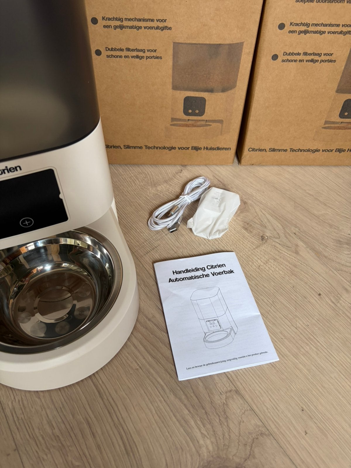 Citrien Automatische Voerbak 6,5 liter – Nieuw in Doos, Ophalen of Verzenden, Nieuw