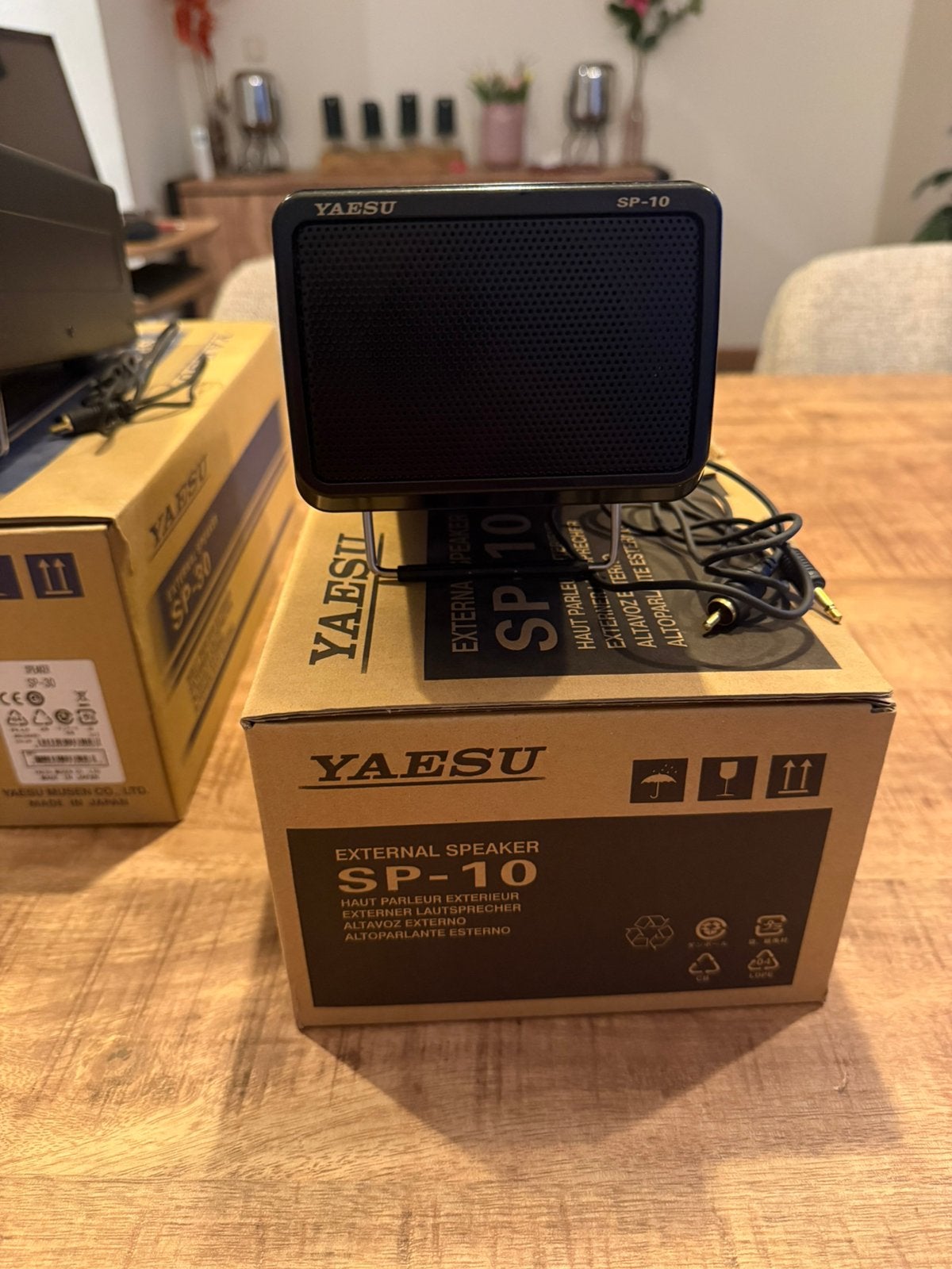 Yaesu SP 10 Speaker nieuwstaat in doos, Ophalen, Zo goed als nieuw, Zender en Ontvanger
