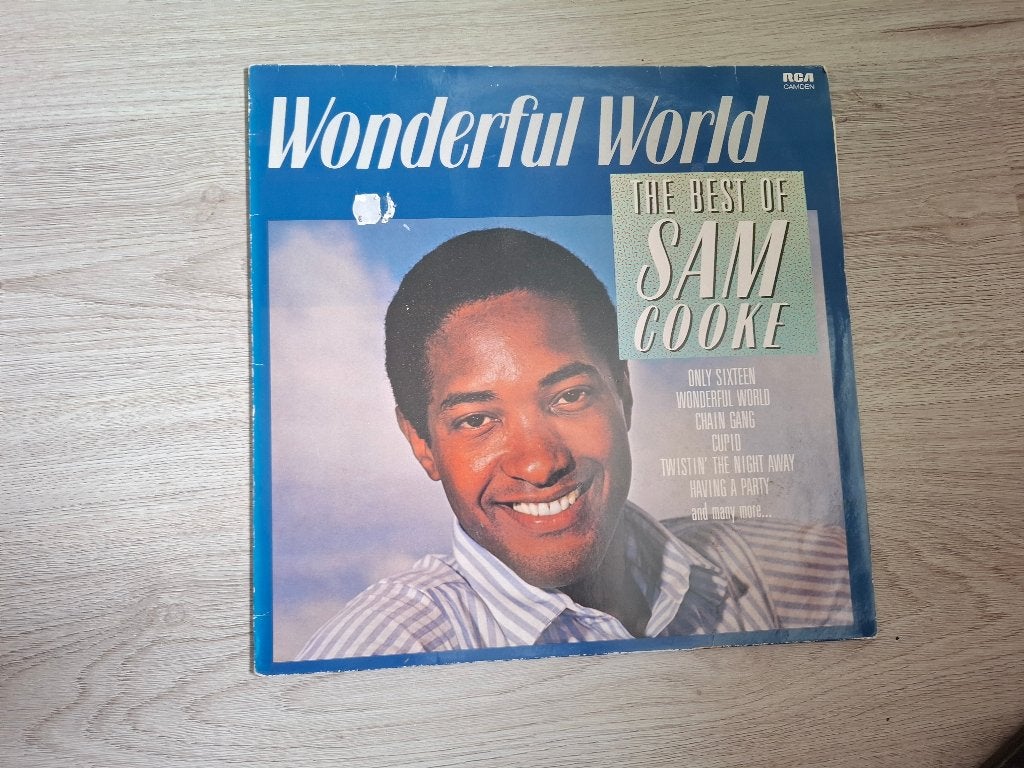 LP Sam Cooke – Wonderful World (The Best Of Sam Cooke), LP, Gebruikt, Ophalen of Verzenden, Beschermende buitenhoes