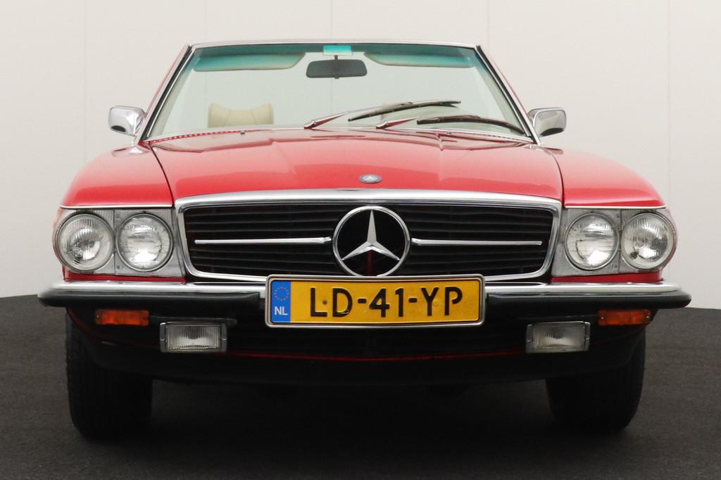Mercedes-Benz SL-Klasse 350 V8 195 PK Aut. SL roadster Leder, Auto's, Oldtimers, Automaat, Achterwielaandrijving, Cabriolet, Bedrijf