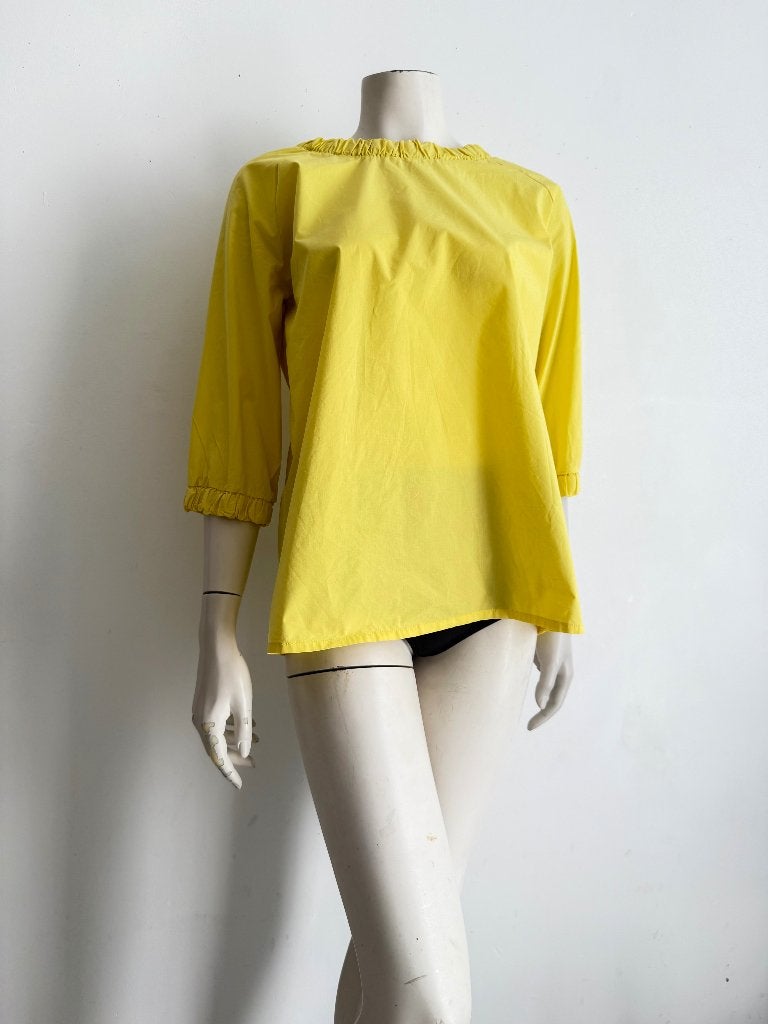 Bellamy gele blouse M, Ophalen of Verzenden, Zo goed als nieuw, Geel