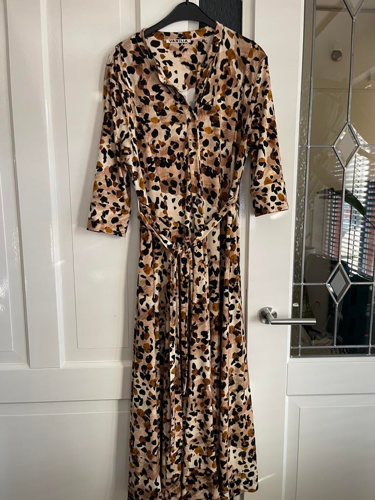 Jurk maat 40 VANILIA, Kleding | Dames, Jumpsuits, Verzenden, Zo goed als nieuw, Maat 38/40 (M), Bruin