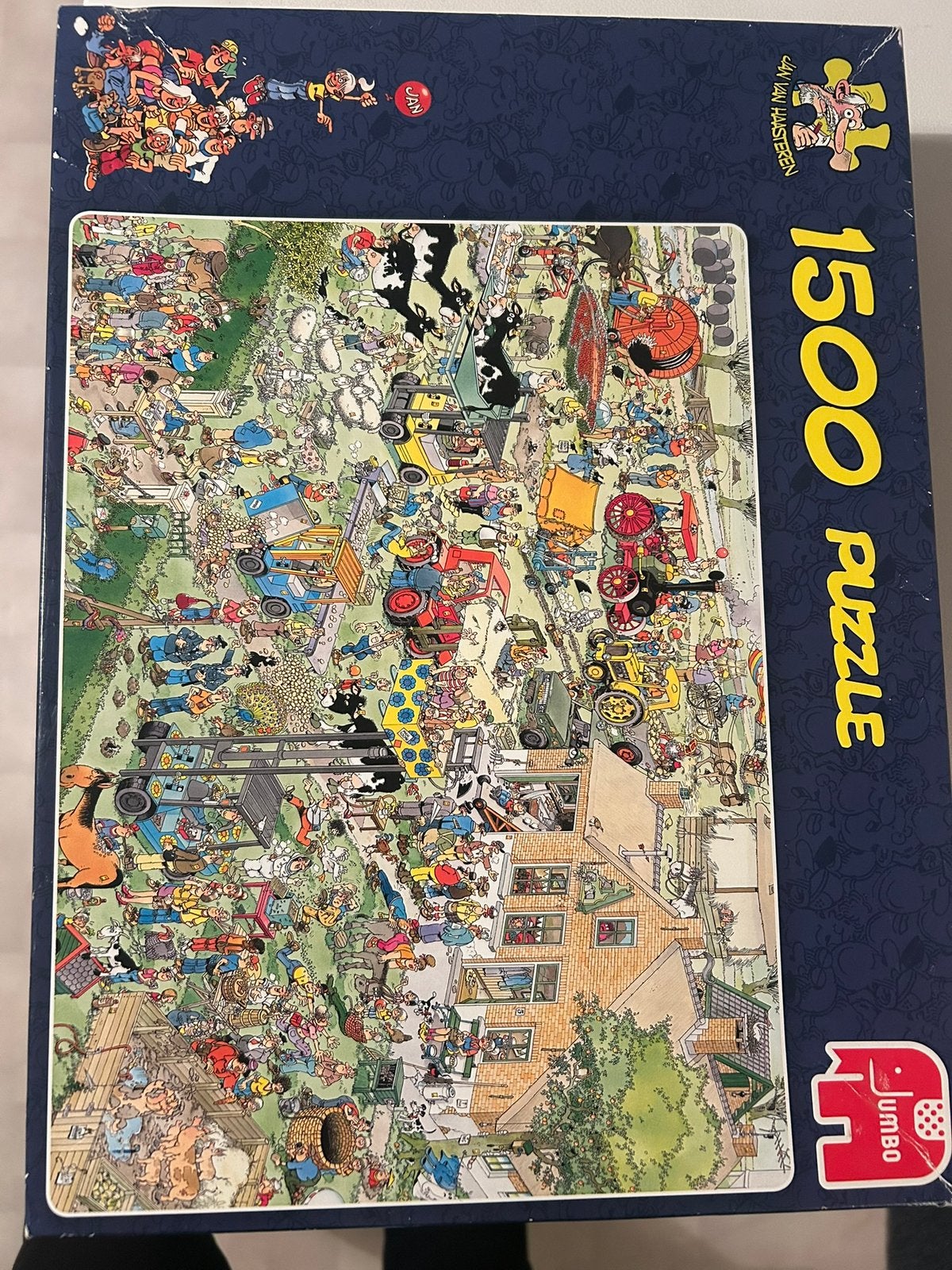 Jan van haasteren 1500 stukjes, Ophalen, 500 t/m 1500 stukjes, Zo goed als nieuw