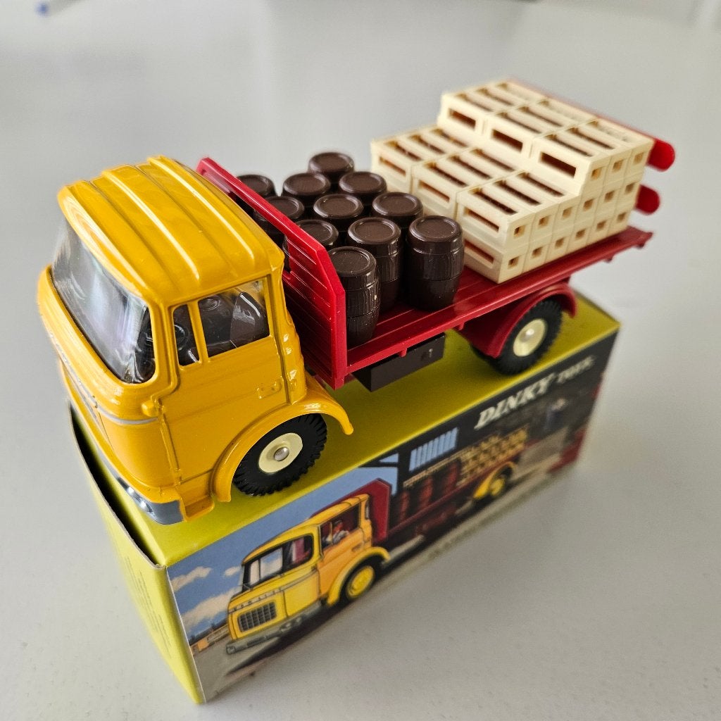 DINKY TOYS/ATLAS: BERLIET G.A.K. PLATEAU BRASSEUR NR.588, Ophalen of Verzenden, Nieuw, Bus of Vrachtwagen, Dinky Toys