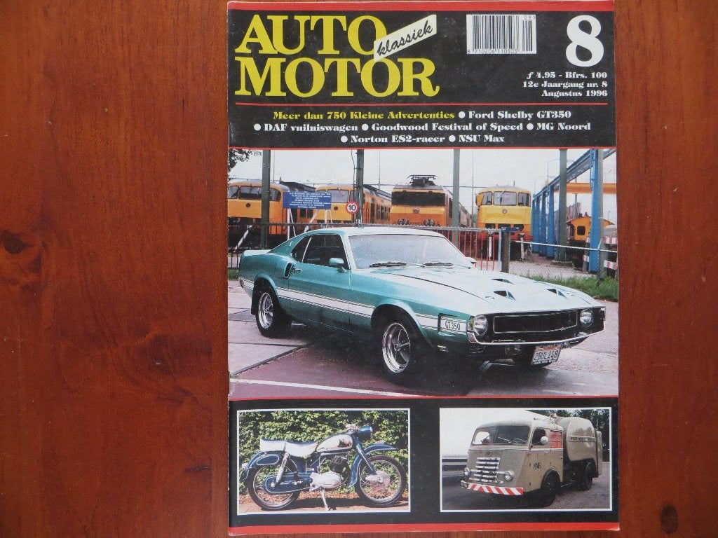 Auto Motor Klassiek 8 1996 Ford Shelby 350GT, NSU Max, DAF, Ophalen of Verzenden, Nieuw, Ford