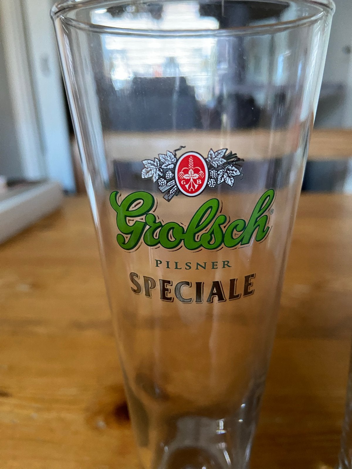 2 Grolsch Pilsner Speciale bierglazen, Verzamelen, Ophalen of Verzenden, Zo goed als nieuw
