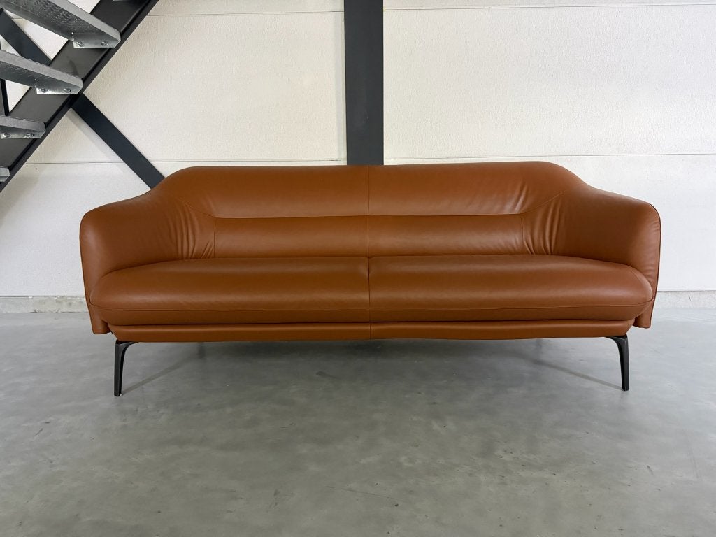 Leolux Lindo – Ceras Leder – Zeer goede staat, Ophalen, Driepersoons, 75 tot 100 cm, Zo goed als nieuw