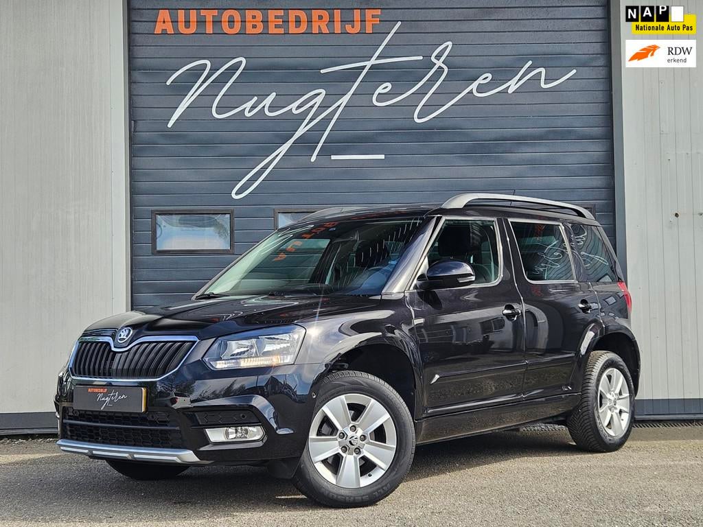 Skoda Yeti 1.4 TSI Ambition|Automaat|Trekhaak|Cruise, Euro 5, Gebruikt, Zwart, 4 cilinders