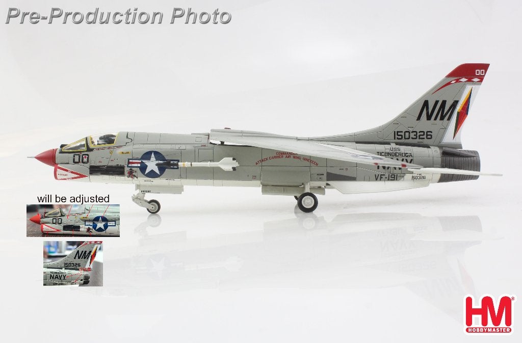 Vought F-8E Crusader VF-191 Satans Kittens Hobby Master, Nieuw, Ophalen of Verzenden, Military-Models VJ Mendelssohnstraße 29 info@military-models-vj.de