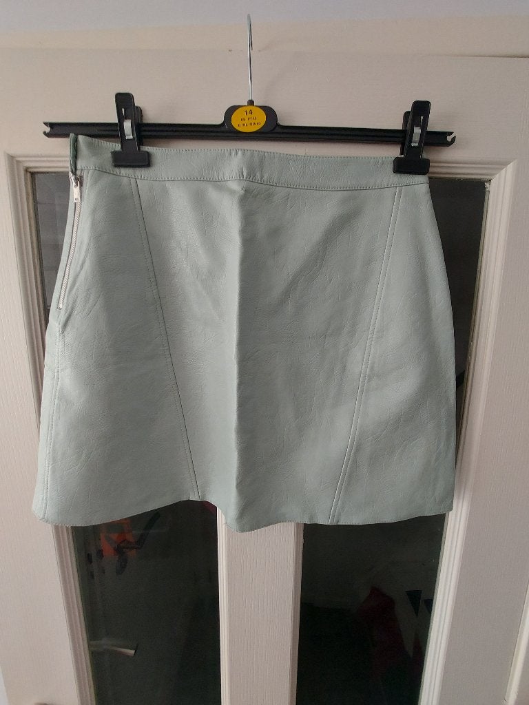 mooie rok van Zara in mint 38/40, Kleding | Dames, Zo goed als nieuw, Boven de knie, Groen, Ophalen