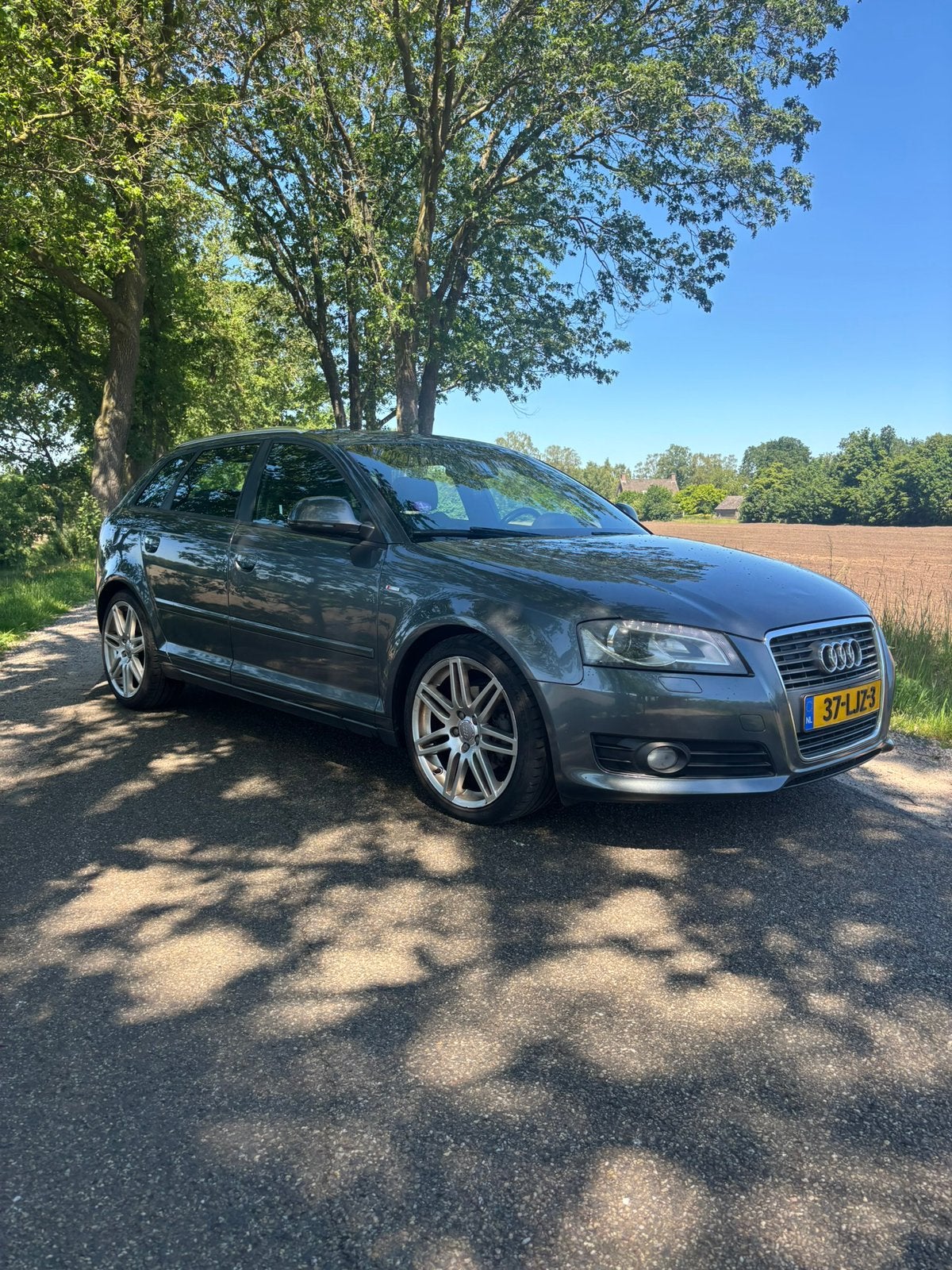 Audi A3 1.4 Tfsi Sportback 2010 Grijs, Auto's, Audi, Voorwielaandrijving, 680 kg, 4 cilinders, Leder en Stof