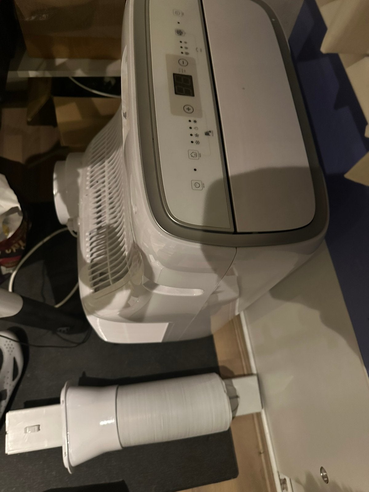 Mobiele airco weinig gebruikt, Witgoed en Apparatuur, Ophalen, 3 snelheden of meer, Zo goed als nieuw, 100 m³ of groter