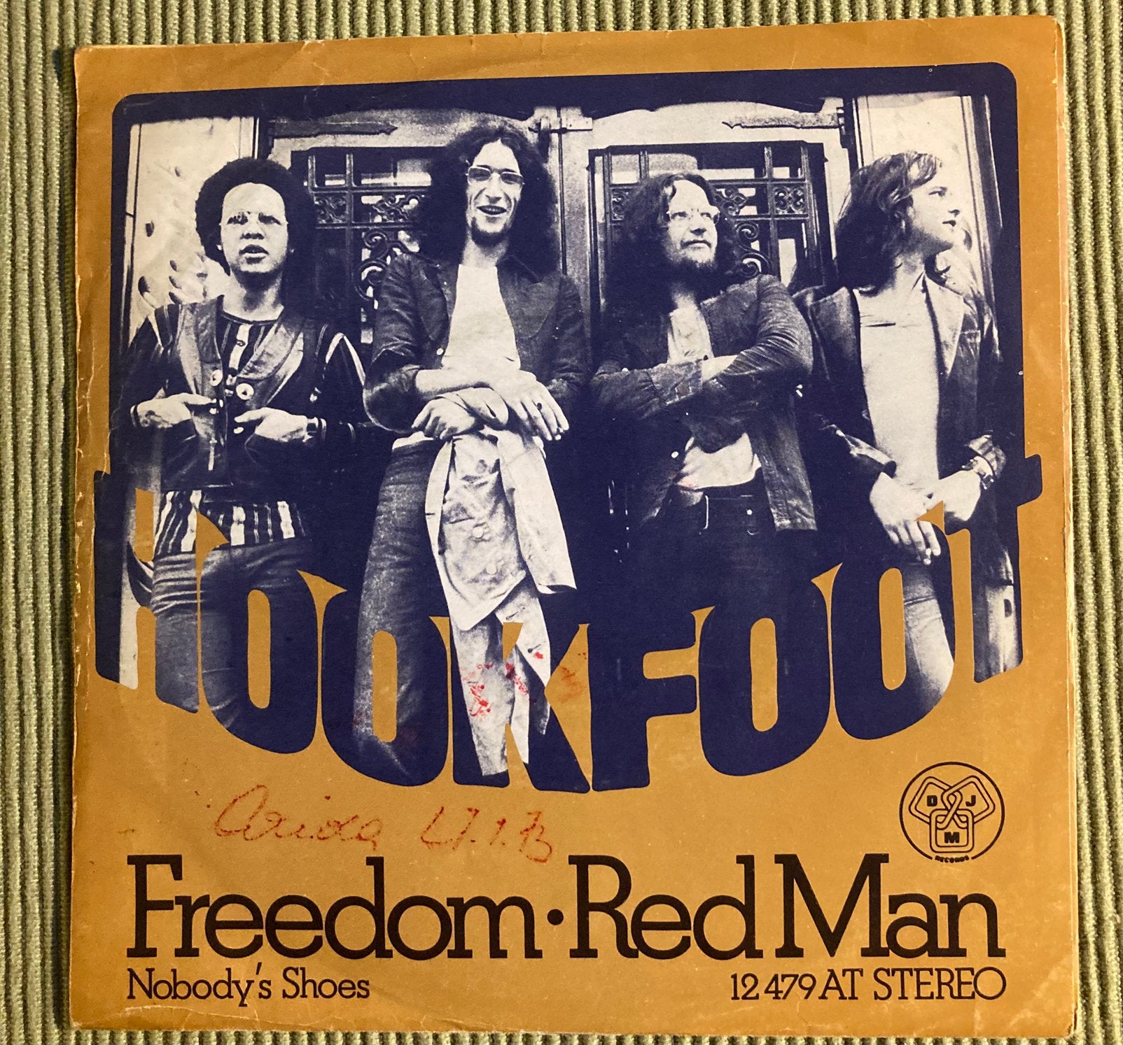 Vinyl single Hookfoot - Freedom, Cd's en Dvd's, Vinyl Singles, Gebruikt, 7 inch, Ophalen of Verzenden, Rock en Metal