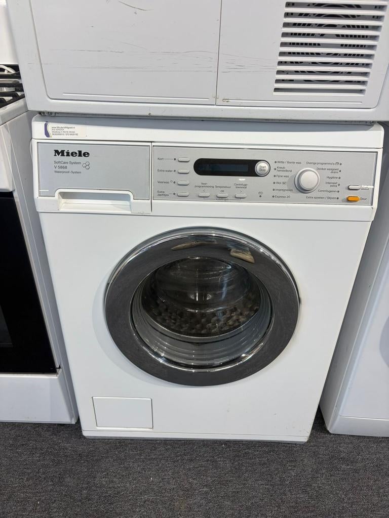 Miele wasmachine - schoon - garantie, Gebruikt, Ophalen of Verzenden, Voorlader, 85 tot 90 cm