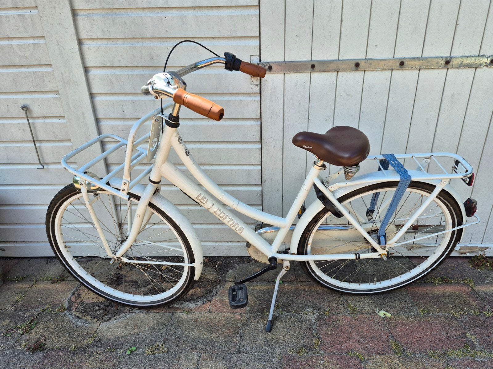 Cortina U4 transport meidenfiets 26inch wit, Gebruikt, Cortina U4 transportfiets, Versnellingen, Ophalen