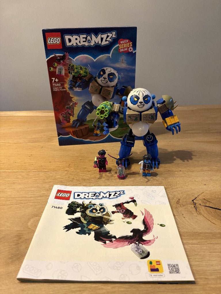 LEGO Dreamzzz Logan de machtige panda (71480), Inclusief instructies, Overige thema's, Lego, Ophalen of Verzenden
