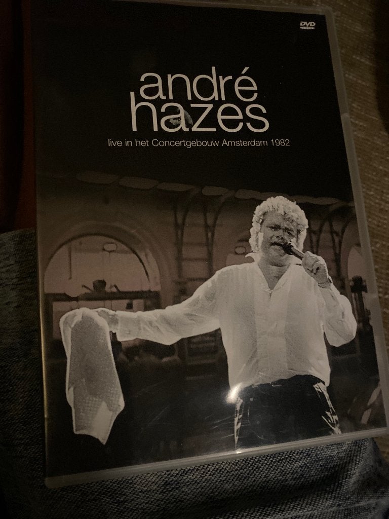 André Hazes - Live in het Concertgebouw Amsterdam 1982 DVD, Cd's en Dvd's, Alle leeftijden, Zo goed als nieuw, Concert, Inclusief doosje