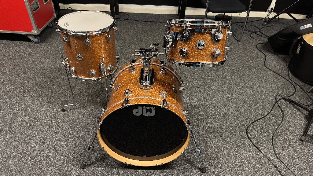 DW Collectors Pure Maple Champagne Sparkle in nieuwstaat, Muziek en Instrumenten, Drumstellen en Slagwerk, Ophalen, Zo goed als nieuw