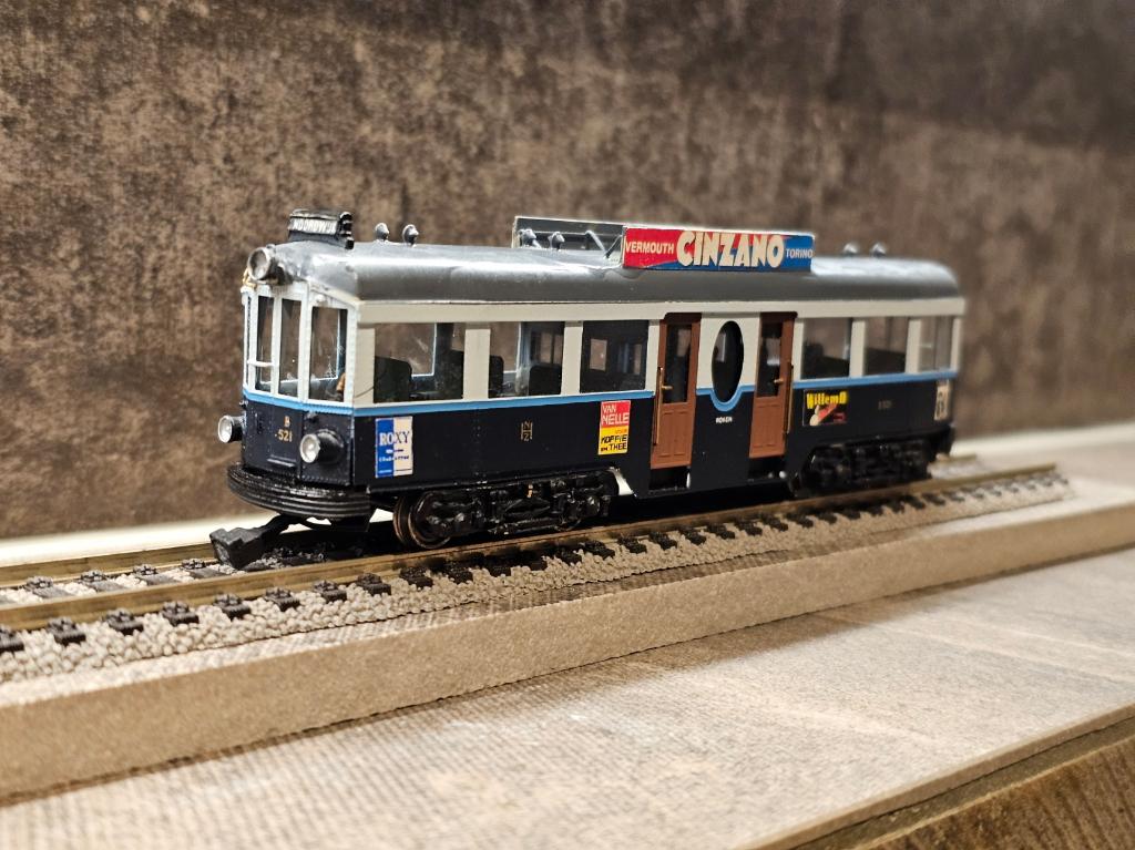 Philotrain tram NZH B521 hoge vijfhonderd  stuurstand wagen, Hobby en Vrije tijd, Overige merken, Gebruikt, Gelijkstroom, Wagon