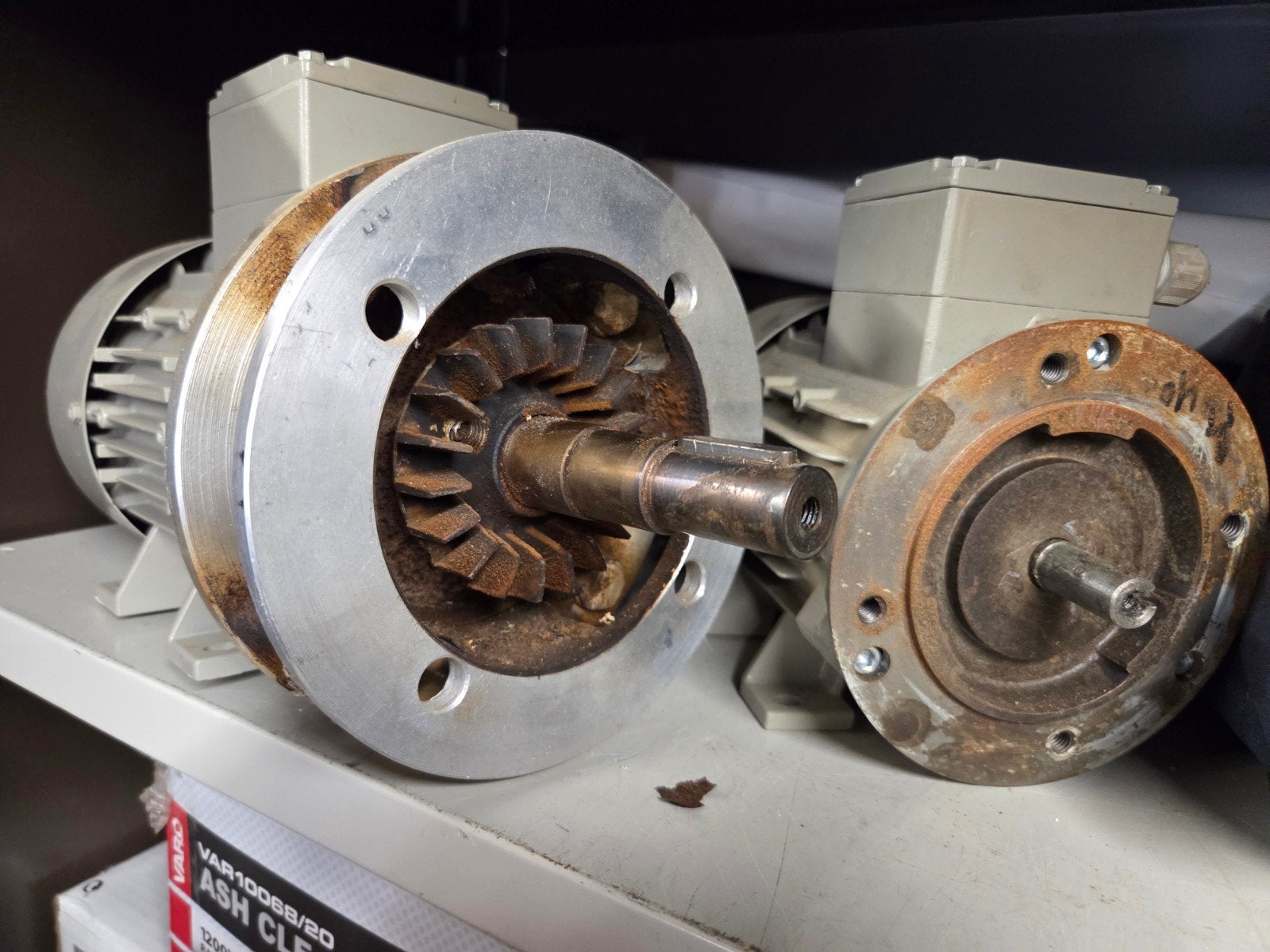 2x Rotor Elektromotor 0.25 kW - Goede Staat, Doe-het-zelf en Verbouw, Motoren, Ophalen, Gebruikt