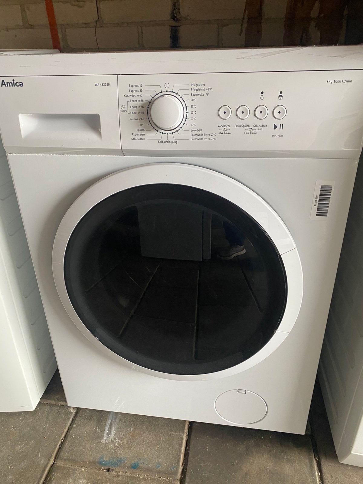Wasmachine van Amica, Ophalen, Gebruikt