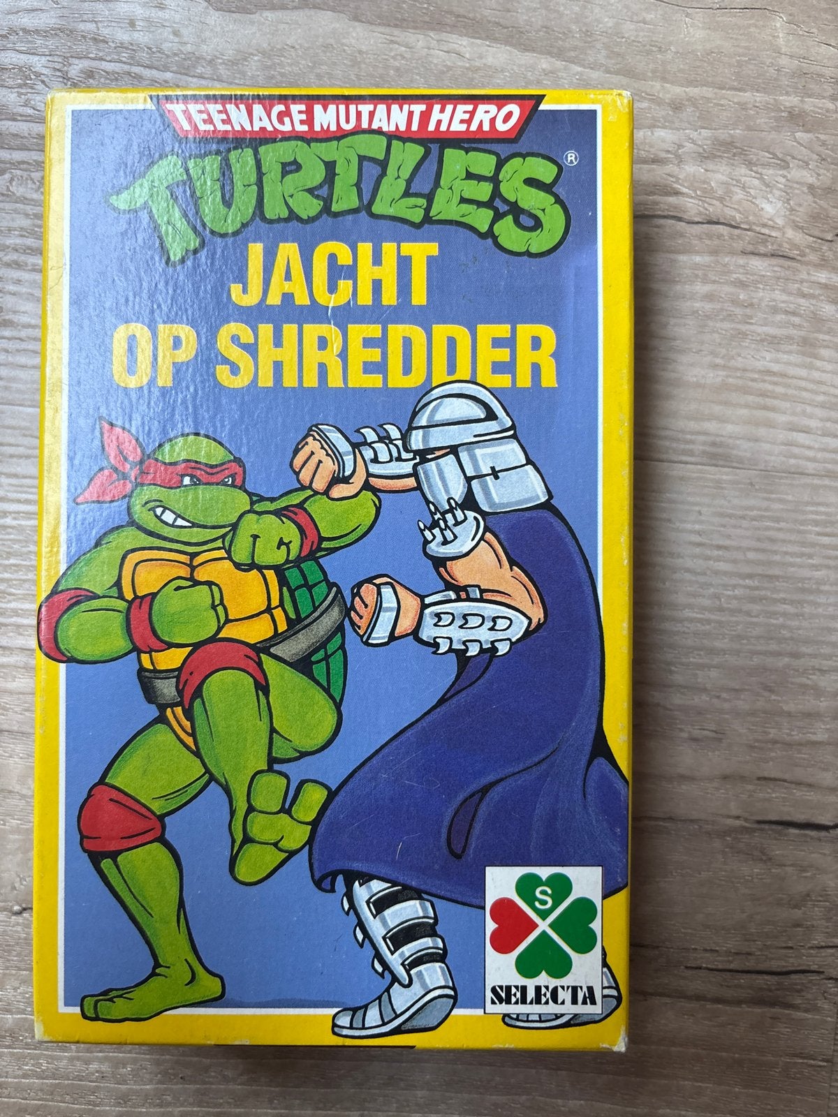 TMNT Jacht op Shredder bordspel - Selecta (Vintage), Drie of vier spelers, Ophalen of Verzenden, Gebruikt