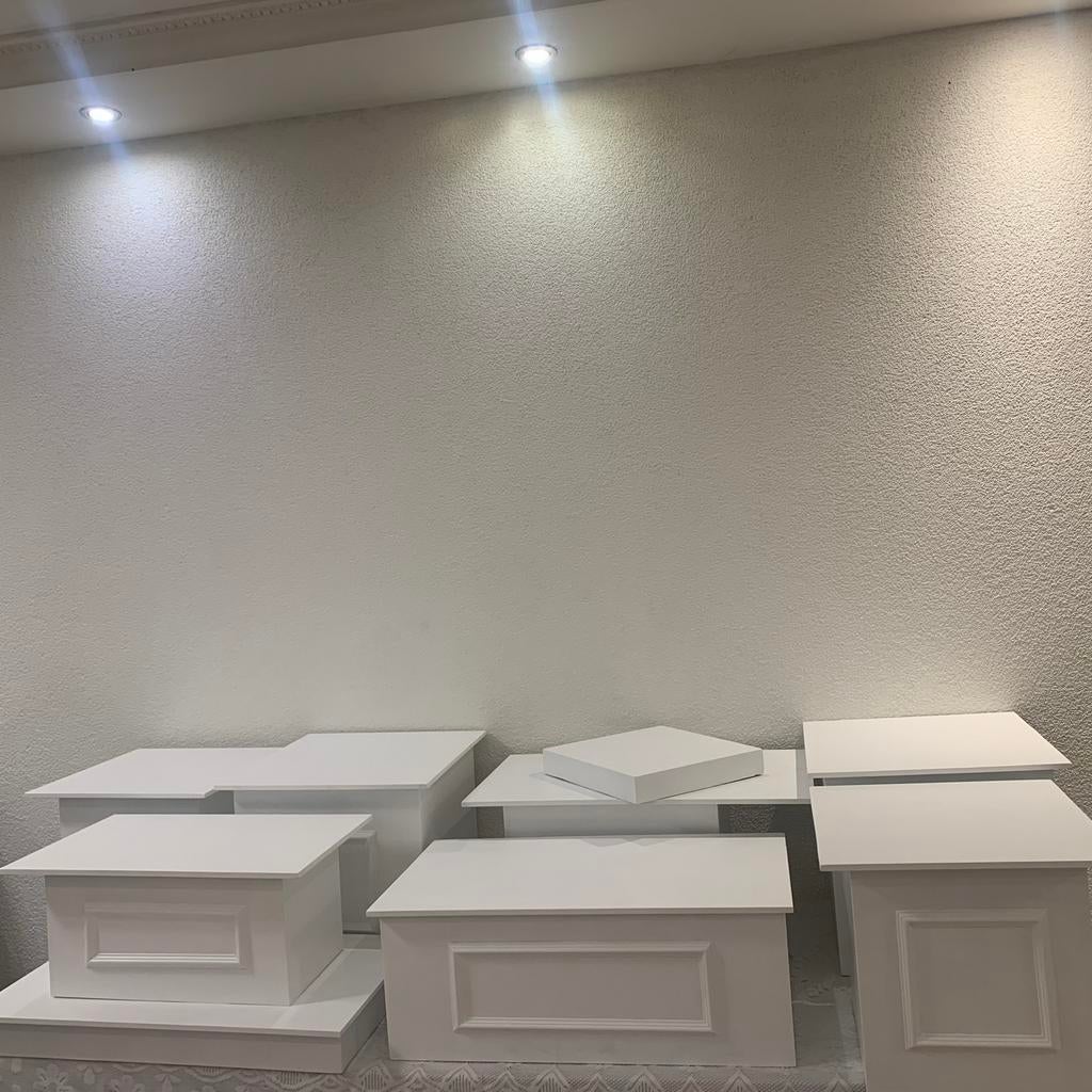 Te koop en te huur buffet blokken, Ophalen of Verzenden, Zo goed als nieuw, Versiering
