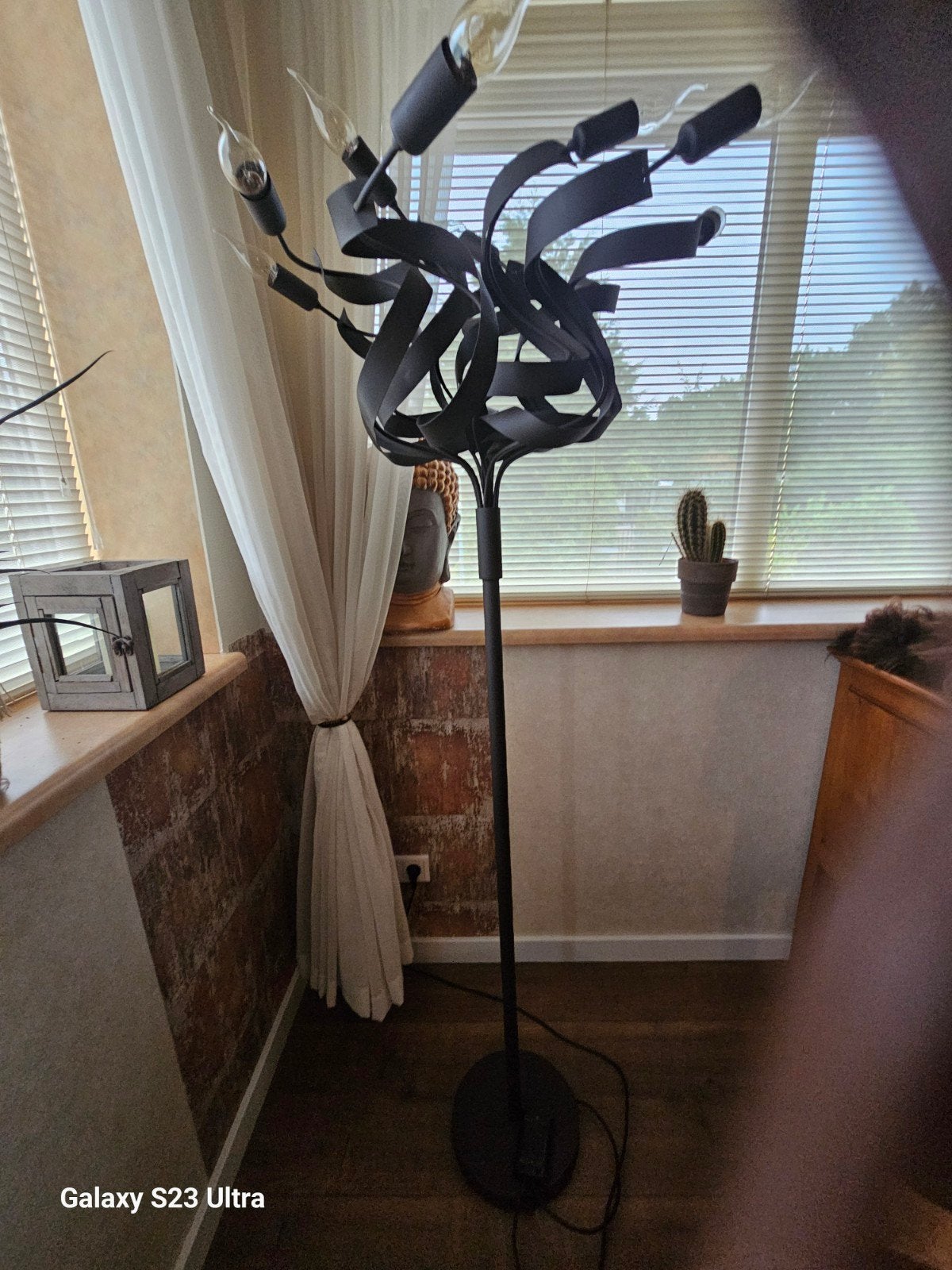 Landelijke staande lamp, Huis en Inrichting, Ophalen, Metaal
