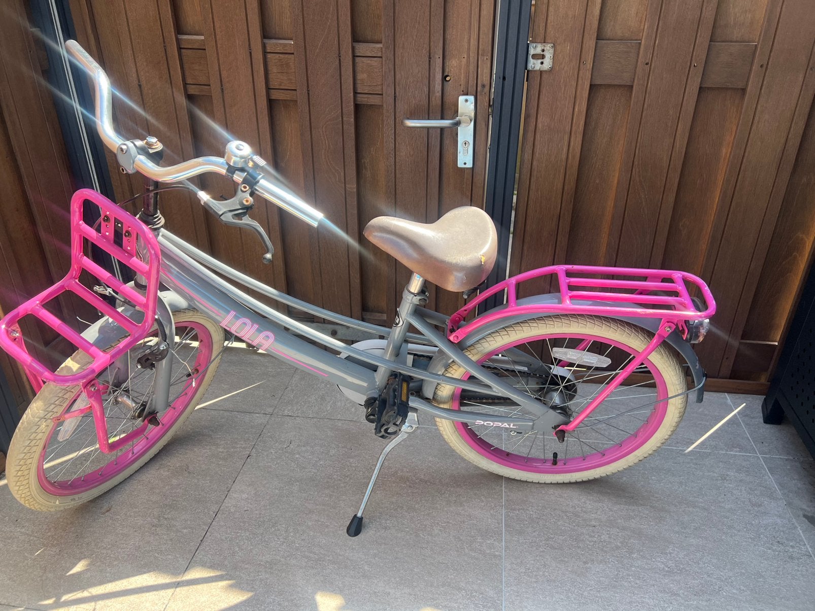 Leuke meisjesfiets, Ophalen, Terugtraprem, 22 inch, Gebruikt
