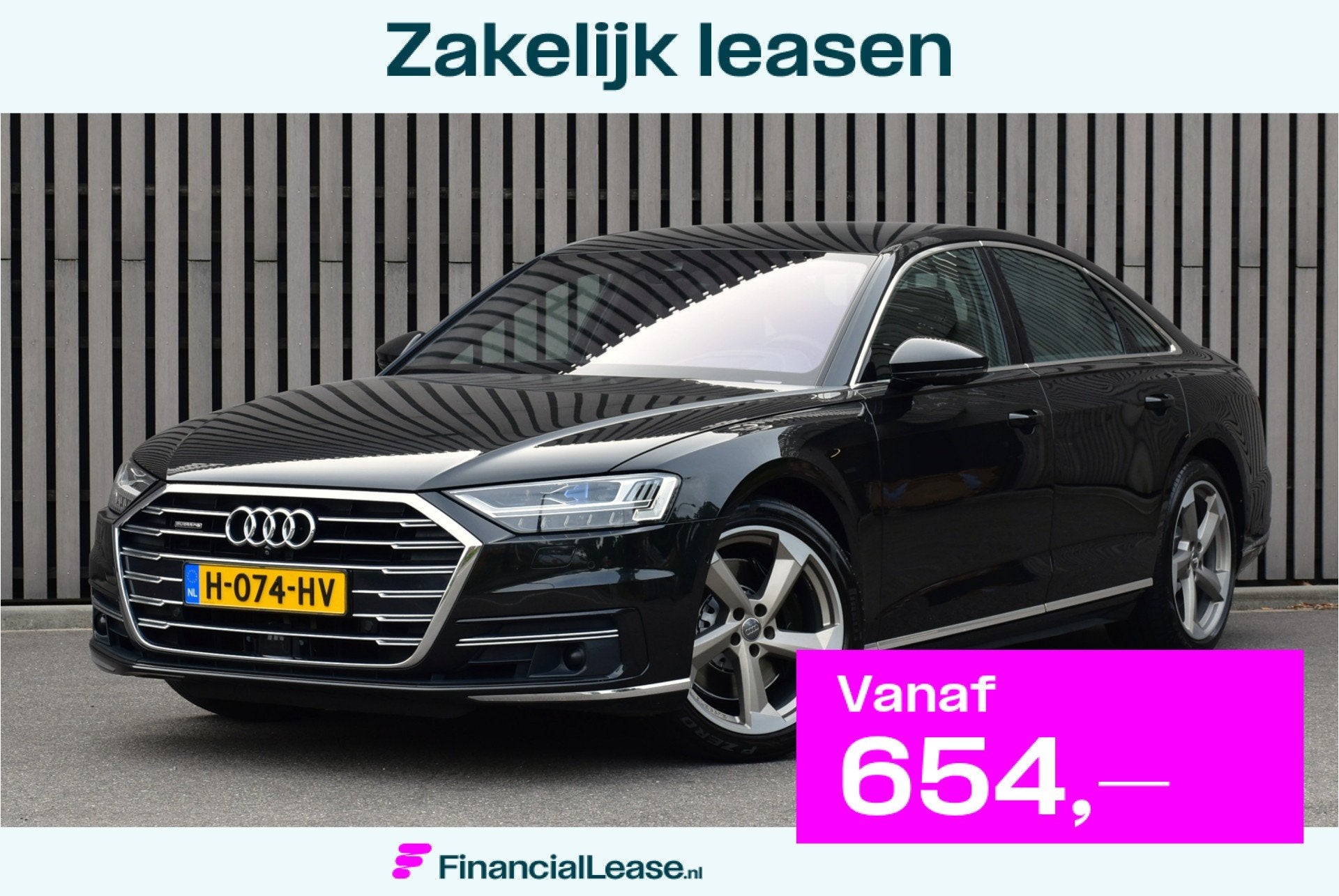 Audi A8 55 TFSI quattro Pro Line Plus 4-Wielsturing ACC Soft, Gebruikt, Euro 6, 2995 cc, Leder