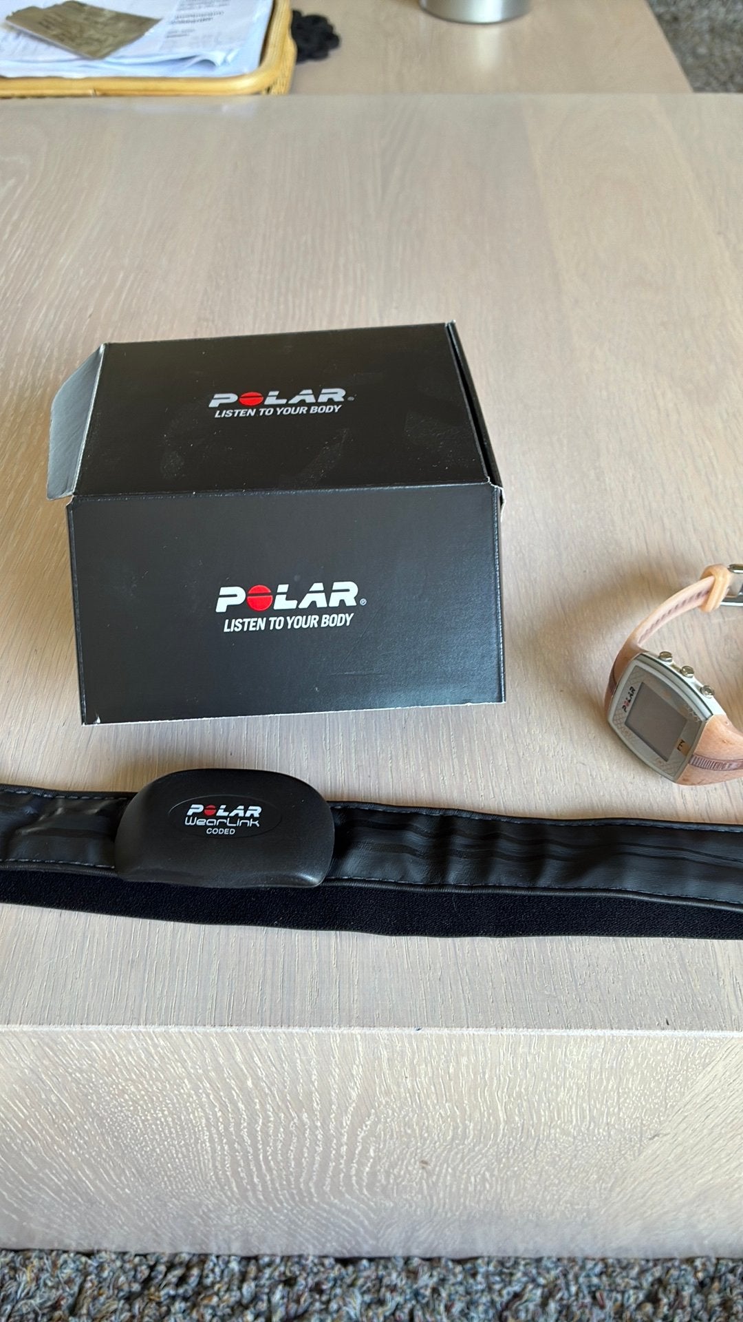 Te koop haast ongebruikt polar hartslagmeter, Sport en Fitness, Ophalen, Zo goed als nieuw, Polar, Met borstriem